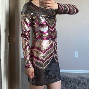 2B Bebe Sequin Dress